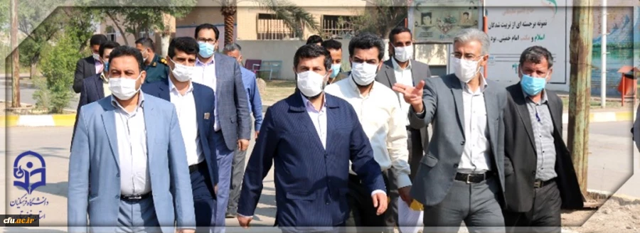 بازدید استاندار استان خوزستان از پردیس رسول اکرم (ص) اهواز