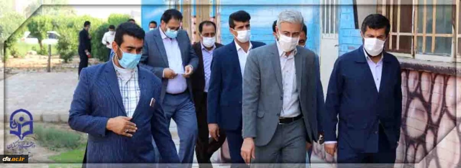 بازدید استاندار استان خوزستان از پردیس رسول اکرم (ص) اهواز