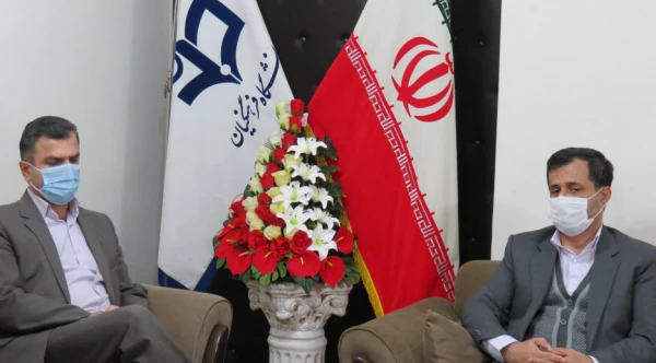  نشست دکتر صفری سرپرست  امور پردیس ها ی دانشگاه فرهنگیان گیلان با رییس مجمع خیرین حامیان دانشگاه گیلان 3