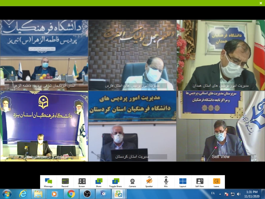 دوره کرونا دوره خلاقیت و ایده پردازی  و بهر مندی از ظرفیت ها و اندیشه های دانشجویان، اساتید و همکارانی دغدغه مند فرهنگی است 4