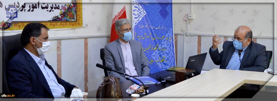 دیدار نماینده مردم (اهواز،کارون،حمیدیه و باوی ) درمجلس شورای اسلامی ورئیس مجمع نمایندگان استان با هیأت رئیسه دانشگاه فرهنگیان خوزستان 