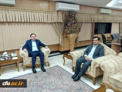 نشست  دکتر صفری سرپرست پردیس های استان گیلان با استاندارگیلان جهت توسعه فضای آموزشی 2