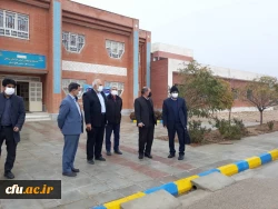 با حضور دکتر انصاری راد معاون دانشجویی دانشگاه فرهنگیان کشور ،مراسم تکریم و معارفه سرپرست مدیریت امور پردیس های دانشگاه فرهنگیان استان خراسان شمالی برگزار شد.
 2