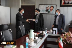 قدردانی از زحمات مشاور رئیس دانشگاه فرهنگیان در امور مجلس 5