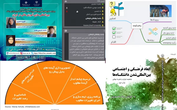حضور مدیریت همکاری های علمی بین المللی دانشگاه در نشست علمی بین المللی سازی آموزش عالی در ایران 4