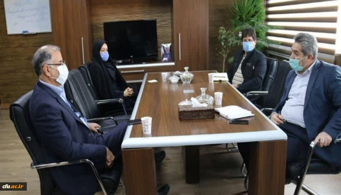 دیدار و گفتگوی مدیریت محترم امور پردیس های استان آذربایجان غربی با جناب آقای عباسی معاون استاندار و فرماندار ویژه شهرستان خوی  2