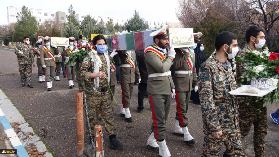 سخنرانی دکتر خنیفر در مراسم تشییع و تدفین شهدای گمنام دانشگاه فرهنگیان استان کردستان
 2