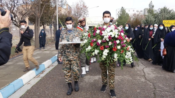 مراسم تشییع و تدفین شهدای گمنام در دانشگاه فرهنگیان کردستان 3