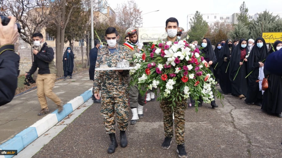 مراسم تشییع و تدفین شهدای گمنام در دانشگاه فرهنگیان کردستان 3