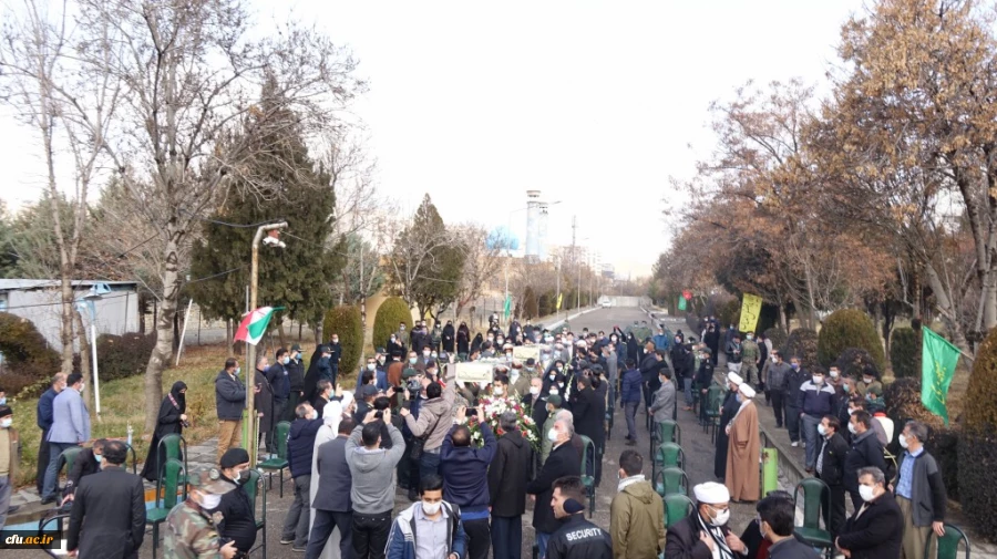 مراسم تشییع و تدفین شهدای گمنام در دانشگاه فرهنگیان کردستان 7