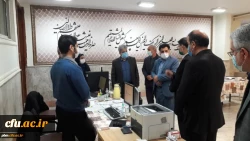 بازدید معاون فرهنگی اجتماعی دانشگاه فرهنگیان از روند ثبت نام دانشجویان نوورود خراسان رضوی 2