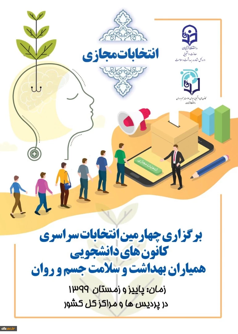 جلسه توجیهی کارشناسان دانشجویی جهت برگزاری چهارمین انتخابات شورای مرکزی کانون های دانشجویی همیاران بهداشت و سلامت جسم و روان 2