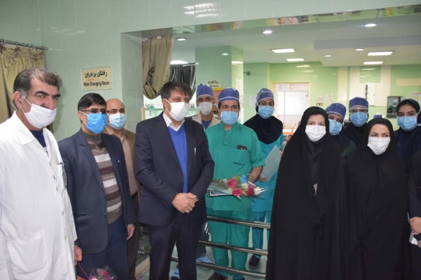 تقدیر رییس دانشگاه فرهنگیان استان چهارمحال و بختیای از پرستاران و کادر درمان 9