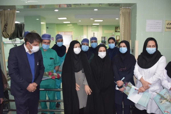 تقدیر رییس دانشگاه فرهنگیان استان چهارمحال و بختیای از پرستاران و کادر درمان 10