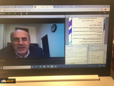 حضور معاون دانشجویی در جلسه مجازی معاونین دانشجویی دانشگاه های منطقه یک کشور