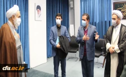 دیدار رییس بسیج اساتید دانشگاه فرهنگیان کشور با نماینده مقام معظم رهبری و سپاه صاحب الامر (عج) در استان قزوین 7