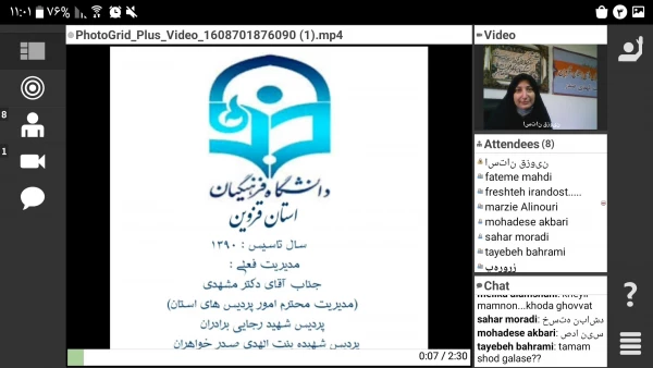 برگزاری مراسم استقبال از دانشجویان جدید الورود پردیس شهیده بنت الهدی صدر قزوین 10