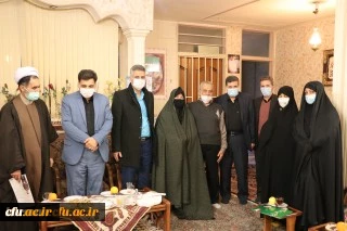 دیدار رئیس دانشگاه فرهنگیان کشور با خانواده شهید محسن برهانی 2