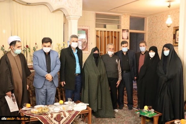 دیدار رئیس دانشگاه فرهنگیان کشور با خانواده شهید محسن برهانی 2