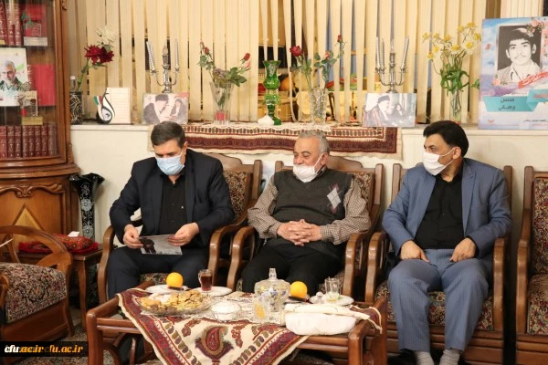 دیدار رئیس دانشگاه فرهنگیان کشور با خانواده شهید محسن برهانی 5