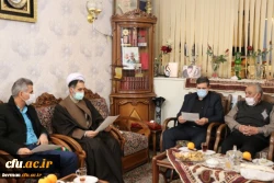 دیدار رئیس دانشگاه فرهنگیان کشور با خانواده شهید محسن برهانی 9