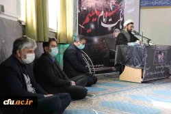 برگزاری مراسم بزرگداشت سالروز شهادت سردار شهید قاسم سلیمانی در نمازخانه سازمان مرکزی دانشگاه فرهنگیان 4