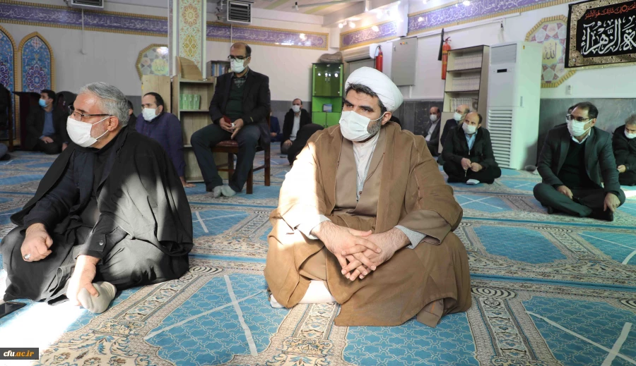 برگزاری مراسم بزرگداشت سالروز شهادت سردار شهید قاسم سلیمانی در نمازخانه سازمان مرکزی دانشگاه فرهنگیان 5