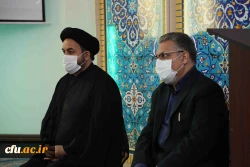 برگزاری مراسم بزرگداشت سالروز شهادت سردار شهید قاسم سلیمانی در نمازخانه سازمان مرکزی دانشگاه فرهنگیان 8