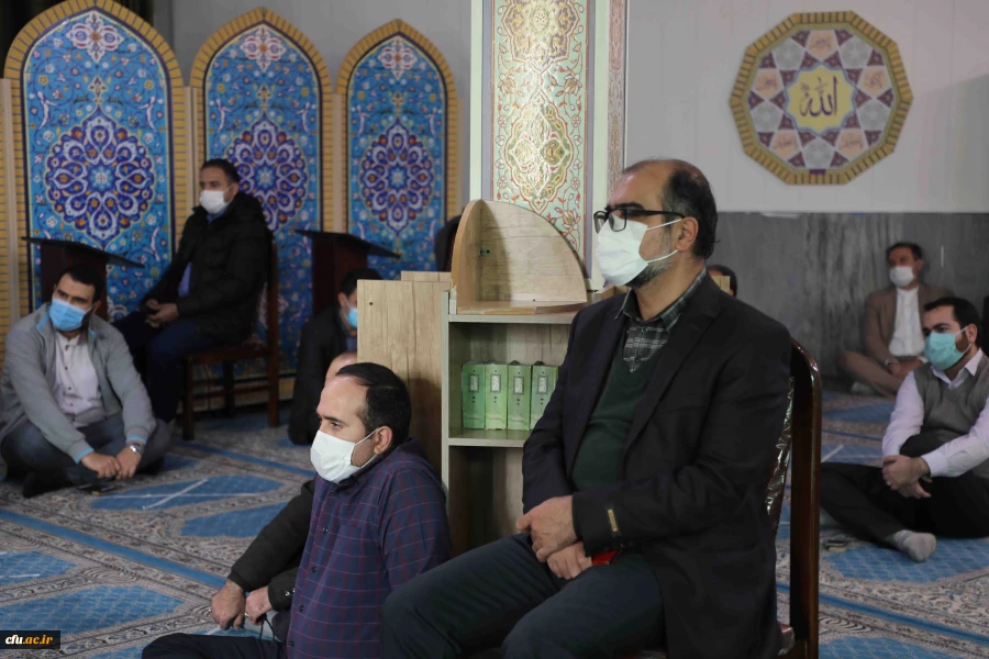 برگزاری مراسم بزرگداشت سالروز شهادت سردار شهید قاسم سلیمانی در نمازخانه سازمان مرکزی دانشگاه فرهنگیان 11