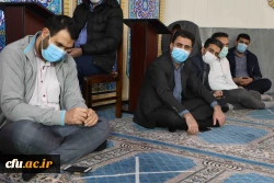 برگزاری مراسم بزرگداشت سالروز شهادت سردار شهید قاسم سلیمانی در نمازخانه سازمان مرکزی دانشگاه فرهنگیان 13