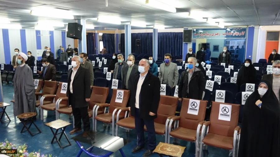 مراسم بزرگداشت سالگردشهادت سردار سلیمانی و تجلیل از عوامل اجرایی تشییع و تدفین شهدای گمنام دانشگاه فرهنگیان کردستان 3