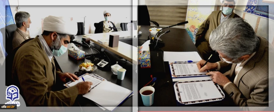 انعقاد تفاهم نامه دانشگاه فرهنگیان خوزستان با دفتر تبلیغات حوزه علمیه استان خوزستان