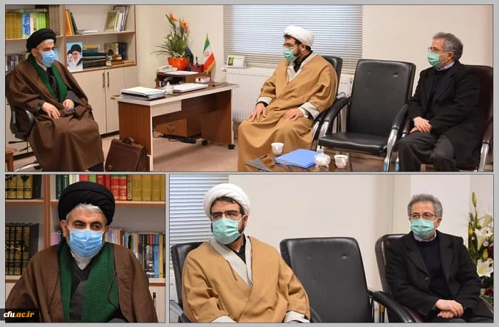دیدار سرپرست دانشگاه فرهنگیان و مسئول نهاد رهبری در دانشگاه فرهنگیان استان آذربایجان غربی با نماینده محترم ولی فقیه در استان و امام جمعه ارومیه 2