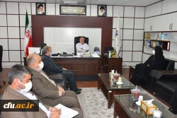 دیدار مهدیزاده سرپرست مدیریت امور پردیس‍های استان خراسان جنوبی و رئیس سازمان مدیریت برنامه و بودجه استان 2