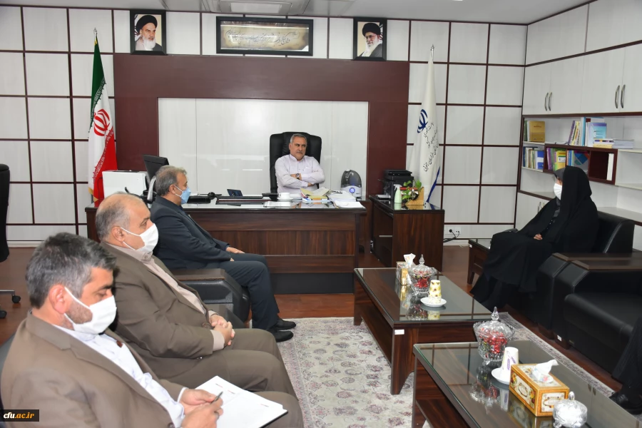 دیدار مهدیزاده سرپرست مدیریت امور پردیس‍های استان خراسان جنوبی و رئیس سازمان مدیریت برنامه و بودجه استان 2