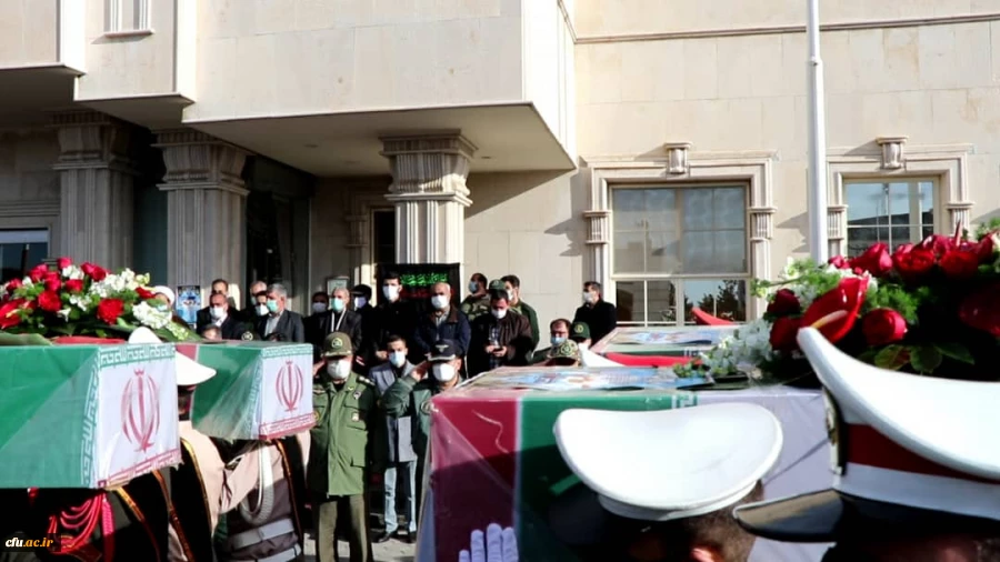 استقبال از ورود پیکر مطهر و پاک چهار شهید گمنام هشت سال دفاع مقدس 2