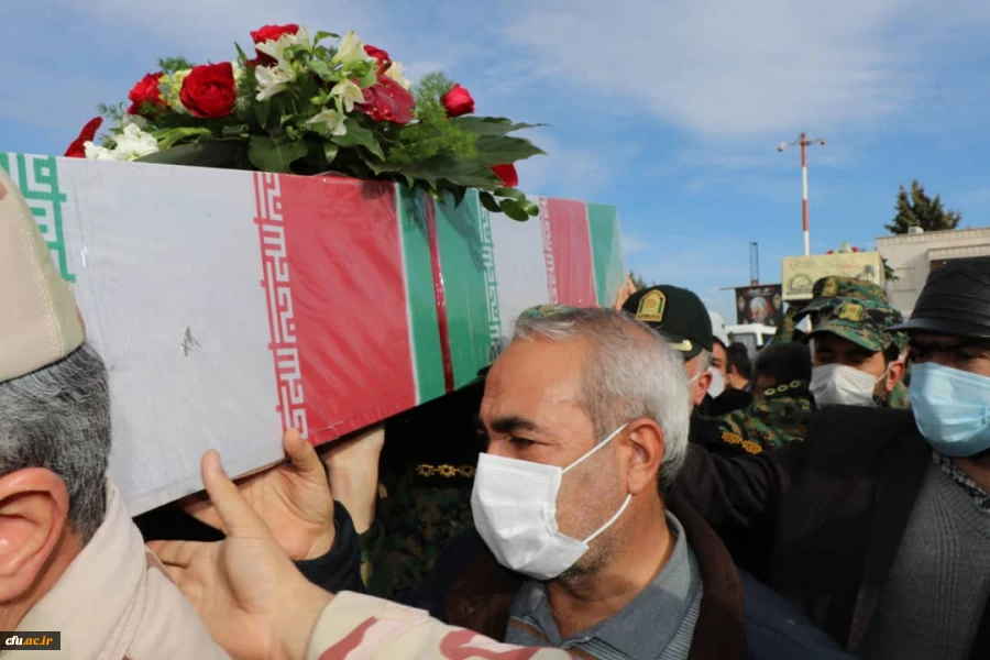 استقبال از ورود پیکر مطهر و پاک چهار شهید گمنام هشت سال دفاع مقدس 5