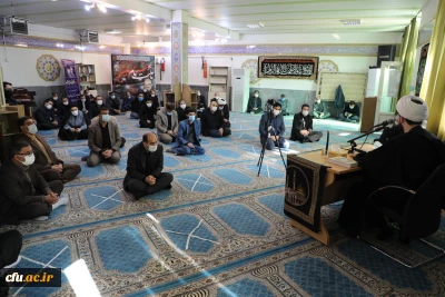 مراسم سوگواری شهادت حضرت فاطمه زهرا (س) در نمازخانه سازمان مرکزی به روایت تصویر