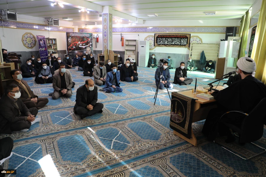 مراسم سوگواری شهادت حضرت فاطمه زهرا (س) در نمازخانه سازمان مرکزی به روایت تصویر 2