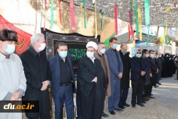 مراسم تشییع و تدفین  پیکر شهید گمنام در پردیس فاطمه الزهرا(س) تبریز 3