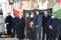 مراسم تشییع و تدفین  پیکر شهید گمنام در پردیس فاطمه الزهرا(س) تبریز 5