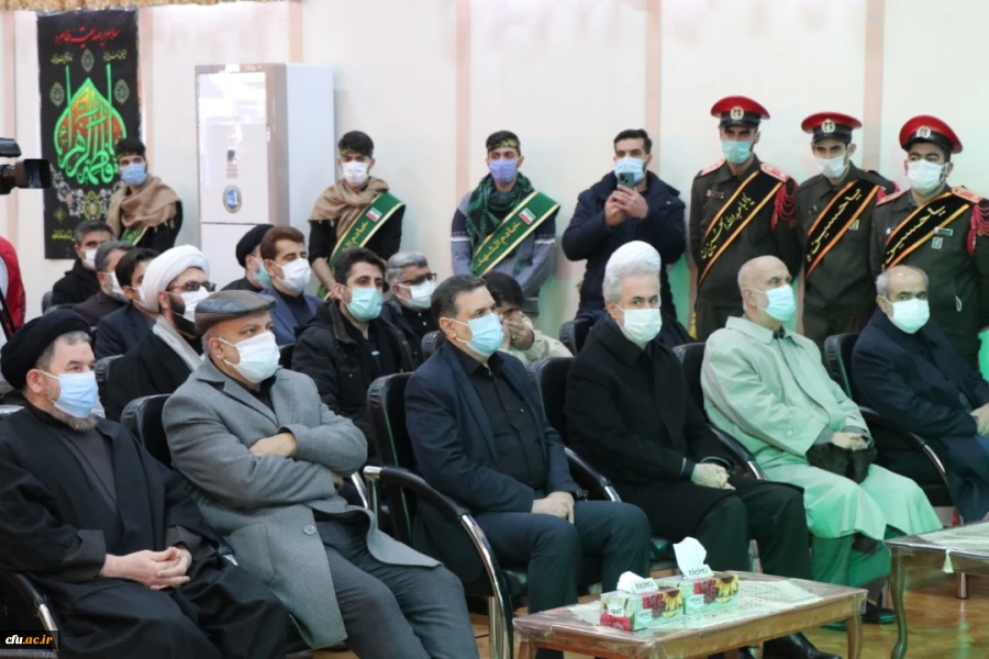 مراسم تشییع و تدفین  پیکر شهید گمنام در پردیس فاطمه الزهرا(س) تبریز 6