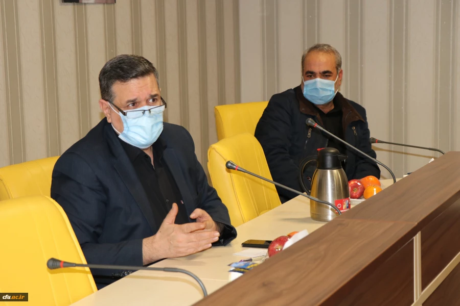 نشست صمیمی هیئت رئیسه دانشگاه فرهنگیان استان آذربایجان شرقی با دکتر خنیفر 3