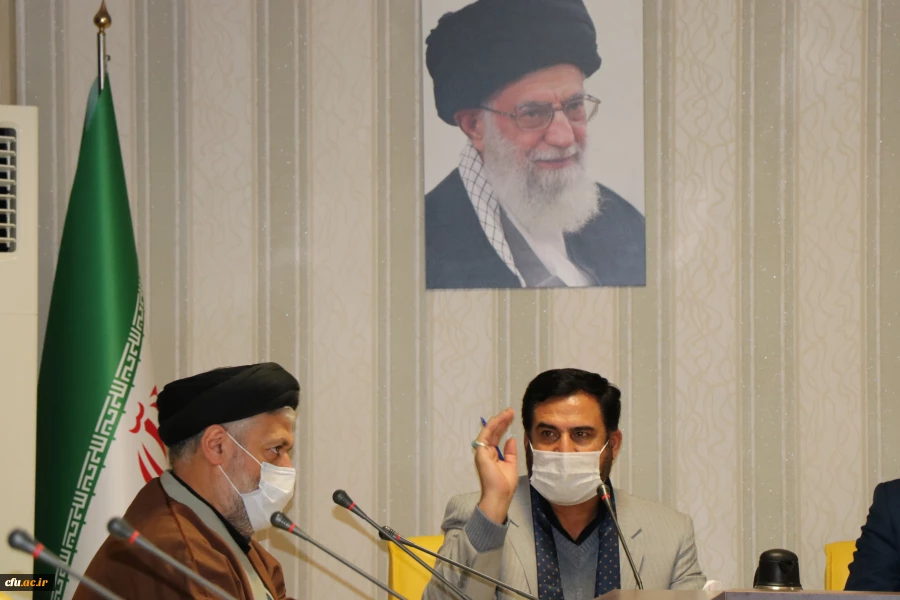 نشست صمیمی هیئت رئیسه دانشگاه فرهنگیان استان آذربایجان شرقی با دکتر خنیفر 11