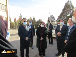 بازدید معاون برنامه ریزی و امور مشارکت های مردمی سازمان نوسازی مدارس کشور از پردیس حضرت زینب کبری اراک 2