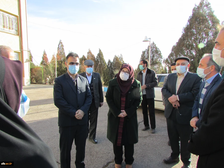 بازدید معاون برنامه ریزی و امور مشارکت های مردمی سازمان نوسازی مدارس کشور از پردیس حضرت زینب کبری اراک 2