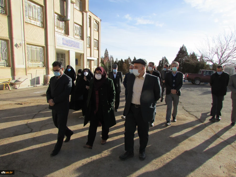بازدید معاون برنامه ریزی و امور مشارکت های مردمی سازمان نوسازی مدارس کشور از پردیس حضرت زینب کبری اراک 3