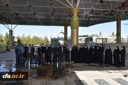 مراسم تجدید میثاق با شهداء و عطرافشانی و غبارروبی گلزار شهدا و دیدار با خانواده شهدا 4