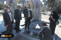 مراسم تجدید میثاق با شهداء و عطرافشانی و غبارروبی گلزار شهدا شهرستان گرگان
 2