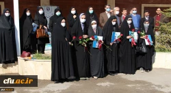 برگزاری آیین تجلیل از برگزیدگان برتر حوزه امور دانشجویی دانشگاه فرهنگیان استان خراسان رضوی 3